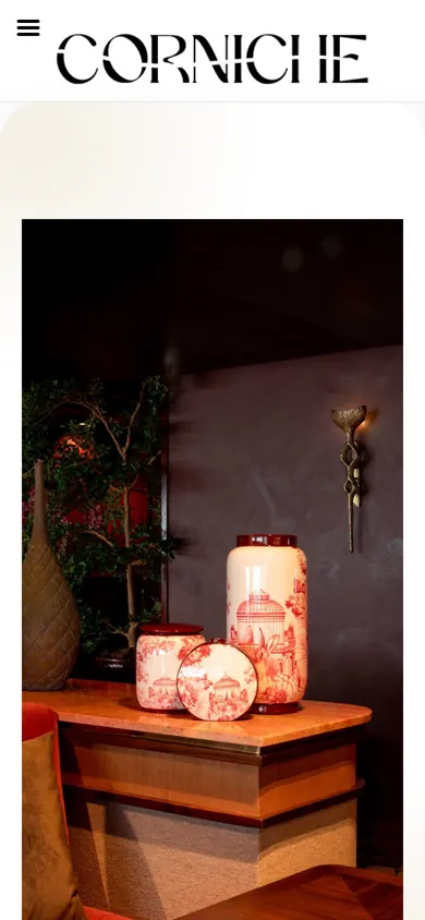 Website van Corniche, restaurants, bar en uitgaan, Casablanca, Marokko, gemaakt door Triggerz